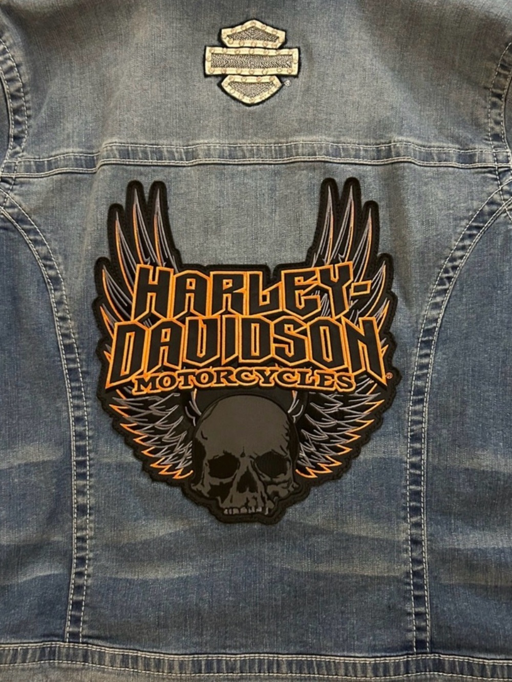 Harley Davison, Jean jacket new